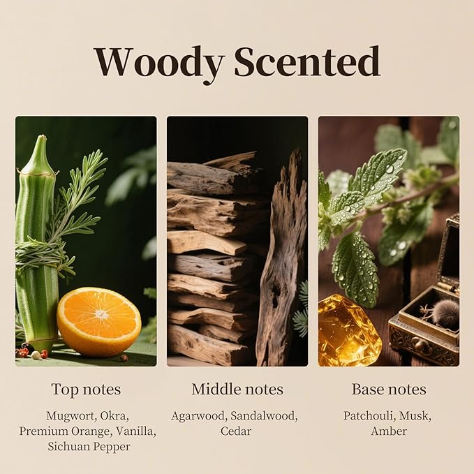 Woody Scent for Waterless Diffuser Long Lasting Fragrance Oils Luxury Essential Oil for Hotel Home Decor,100ml(3.4fl oz)