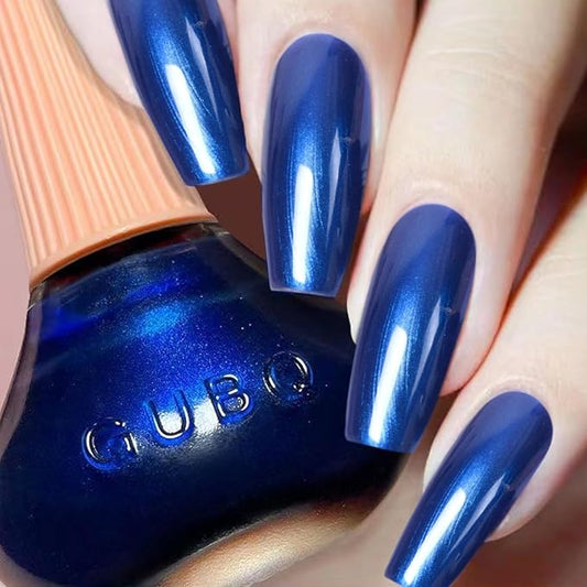 Major Dijit Quick Dry Nail Polish Pearl Blue Summer Nail Lacquer for Nail Art Cruelty-Free Regular Nail Polish 0.41 fl oz.