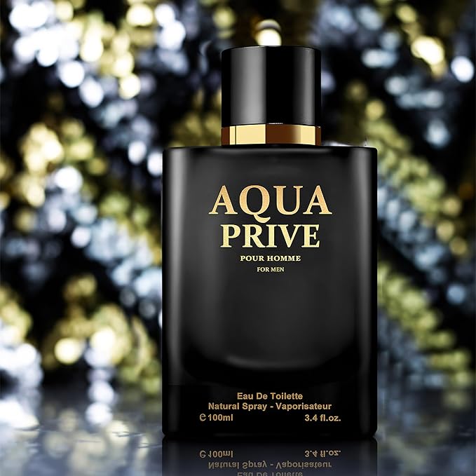 Aqua Sensual Woody Fragrance for Men | Long Lasting Cologne Aromatic Scent, Eau de Parfum Natural Spray - Great Holiday Gift, 3.4 Fl Oz/100 Ml