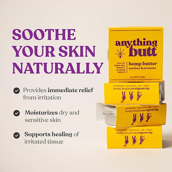 All-Natural Hemorrhoid Cream, Herbal Balm, Soothes Itching & Discomfort - Itch Hemorrhoid Soother Moisturizes for Itching, Rashes, Dryness, and Chafing