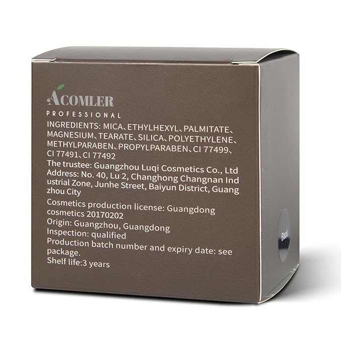 Acomler Root Touch Up Powder, Root Touch Up Hair Color, Talc-Free Hairline Powder for Thinning Hair, Gray Hair Coverage for Women Men, Includes Makeup Brush (Gray, 0.42oz)