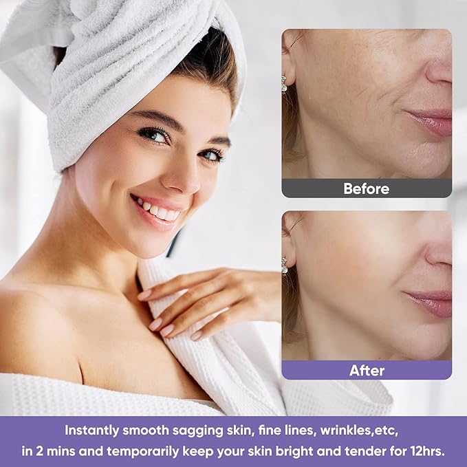 Instant Face Lift Cream, Natural Effective Wrinkle Cream to Tighten Skin, Instant Lift Serum Visibly Firming Wrinkles and Sagging Skin, Smooth Fine Lines for Face & Neck-1.7 Oz