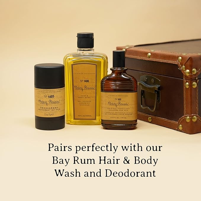 C.O. Bigelow Bay Rum Cologne for Men, Bay Oil, Citrus & Spice Fragrance, Long Lasting Men's Cologne, Perfume for Men, 2.5 Fl Oz