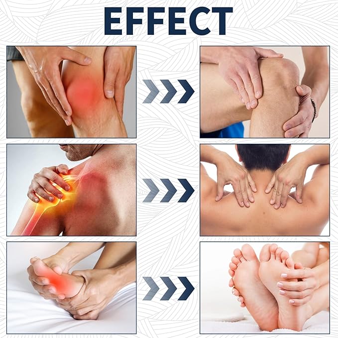 2PCS Neuropathy Relief Cream, Contains Arnica, Menthol, Msm, and Glucosamine, Suitable for Feet, Hands, Legs, Muscles, Joints, and Waist, Fast Absorption, Mild & All Natural