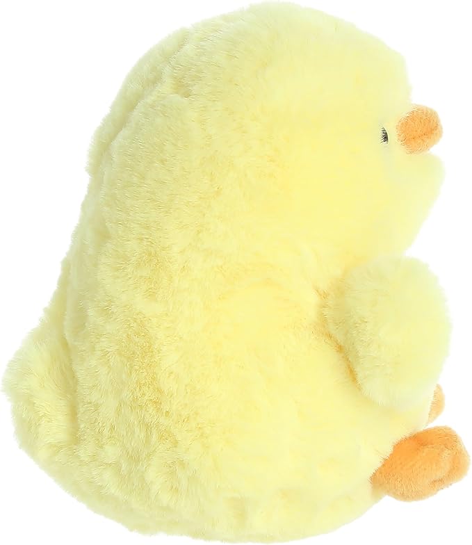 Aurora® Playful Rolly Pet™ Chickadee Chick™ Stuffed Animal - Compact Size for On-The-Go Fun - for Adults, Kids, Birthdays, and Anniversaries - Yellow 5 Inches