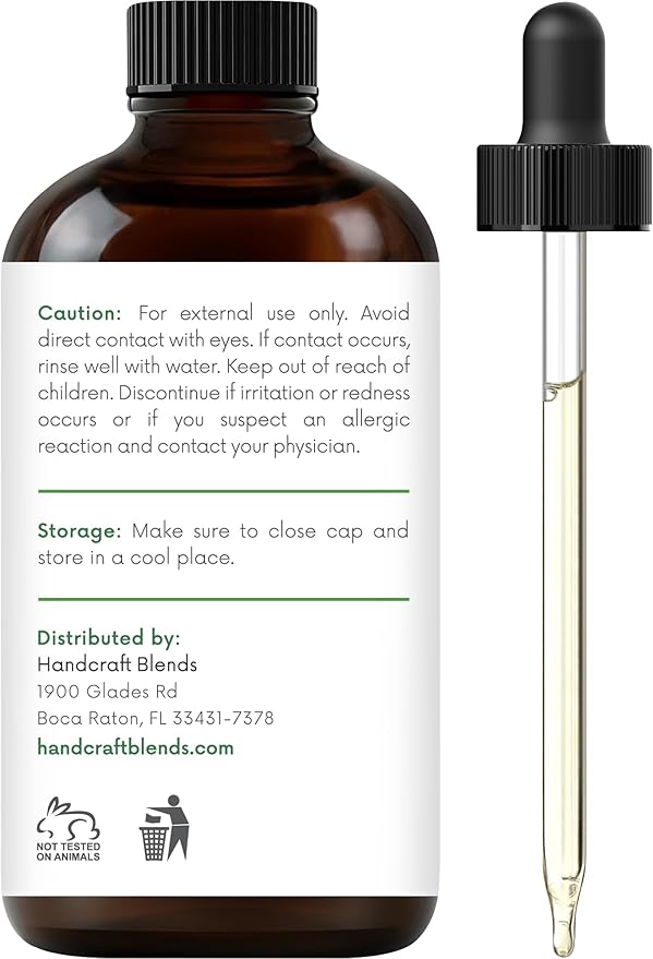 Handcraft Blends Basil Essential Oil – 1 Fl Oz – 100% Pure and Natural – Premium Grade Essential Oil for Diffuser and Aromatherapy, Skin, Massage, Candle and Soap Making Fragrance