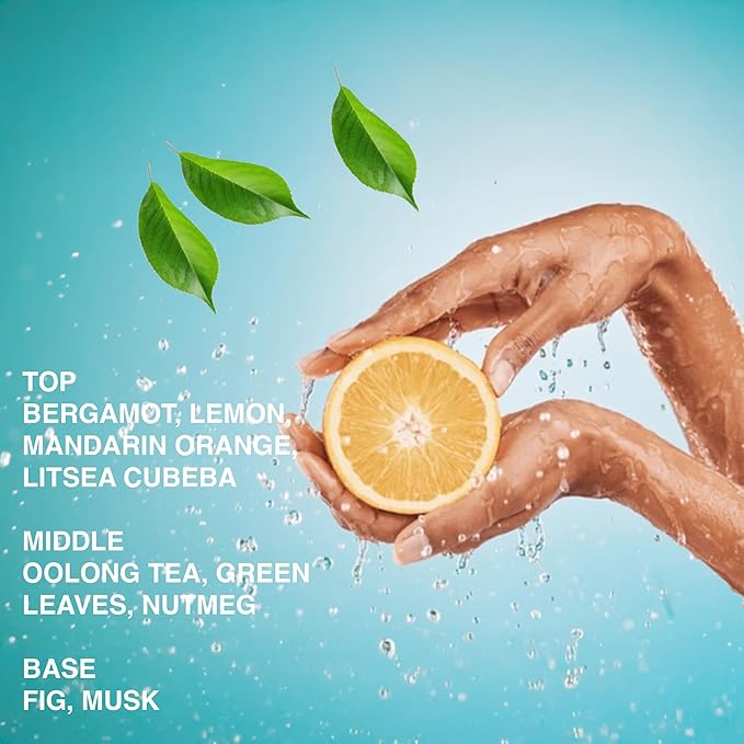 Liliya's Aroma Lemon Leaves After-Shower Body Spray | Clean Scented Hair Mist | Vegan Lemon Fresh Fragrance | Cruelty-Free Everyday Hydrating with Glycerin - 3.4 fl oz