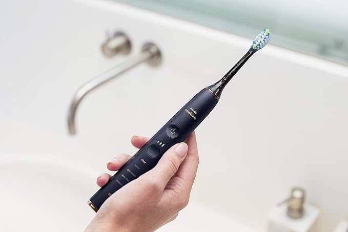 Philips Sonicare DiamondClean Smart 9750 Rechargeable Electric Power Toothbrush, Lunar Blue, HX9954/56