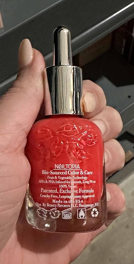 Nailtopia Bio-Sourced Chip Free Nail Lacquer - Hustle Hard For Women 0.41 oz Nail Polish