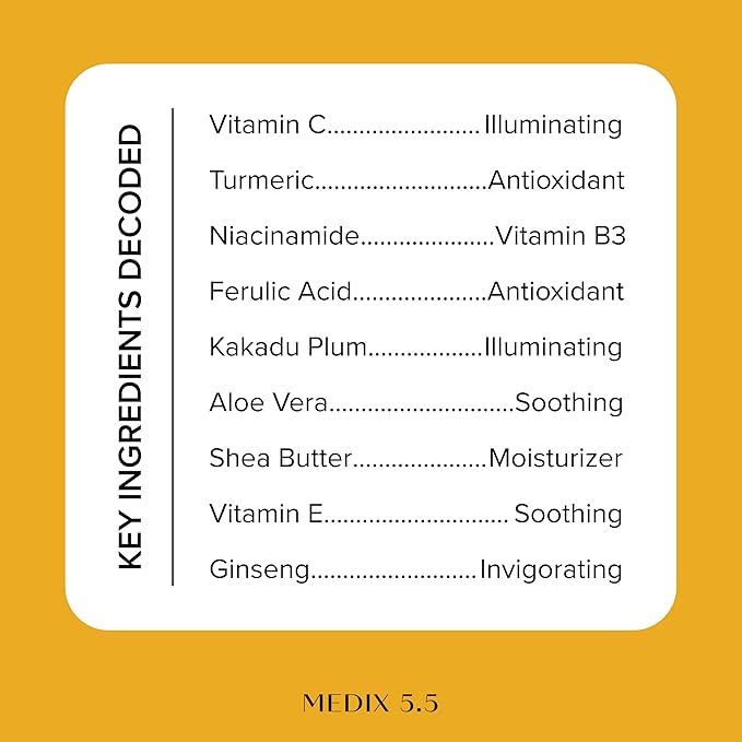 Medix 5.5 Vitamin C Cream Body Lotion & Face Moisturizer | Anti Aging Vitamin C Lotion For Women & Men Helps Soften The Look Of Dark Spots, Wrinkles, & Uneven Looking Skin Tone, 3OZ, 3PC Travel Size