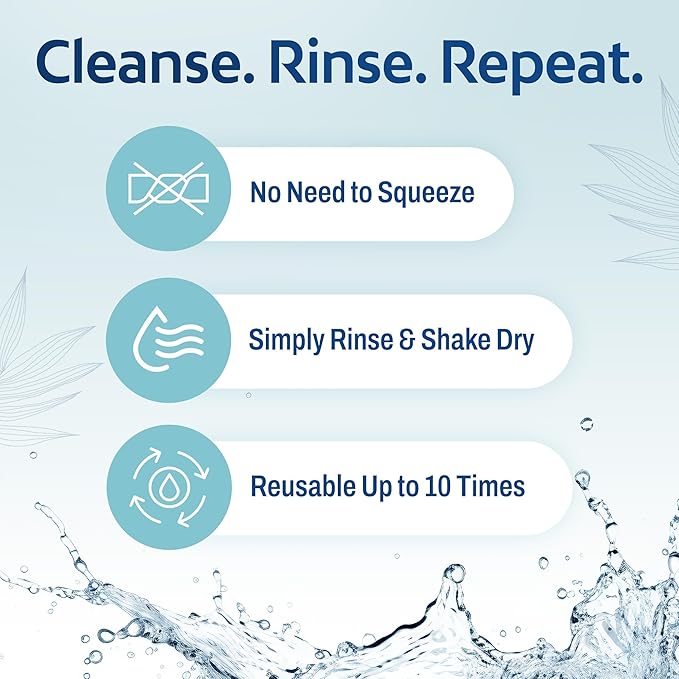 HartFelt Foot Exfoliating Sponge | Chemical-Free Foot Scrubbers for Smooth & Soft Feet | Gentle Sponge Pad for Callus Removal, Dead Skin & Cleansing | Made in USA - 30 Count