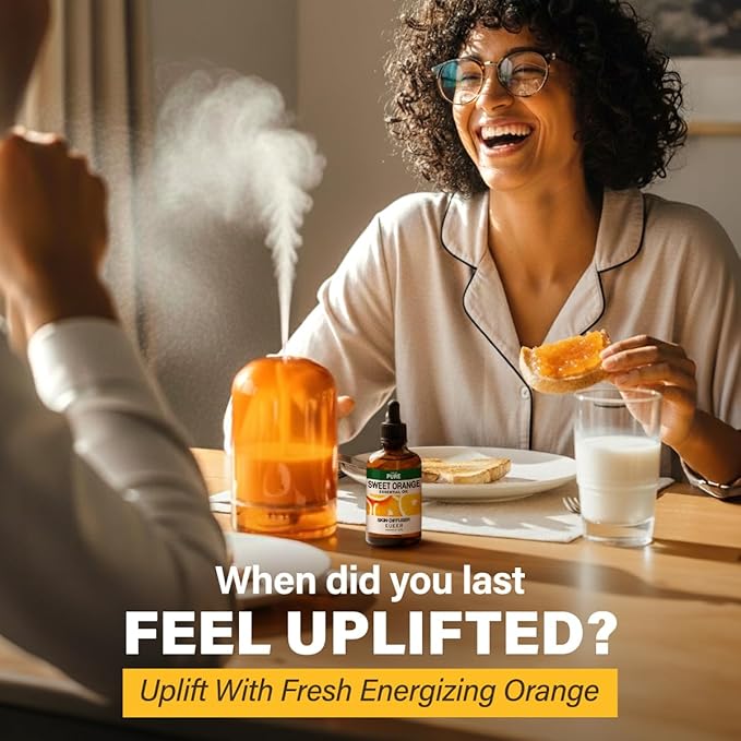 KUKKA Orange Essential Oils - 4 Fl Oz - for Hair, Skin, Diffuser, Aromatherapy & DIY Soap Making Scent