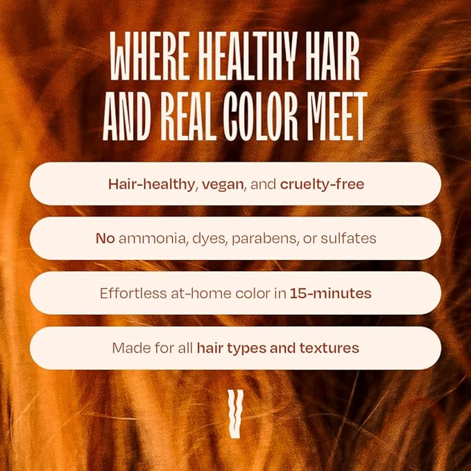Overtone Daily Color Depositing Conditioner for Dyed & Natural Hair - 4.5oz Temporary Coloring with Shea Butter & Coconut Oil - Refresh Color & Prevent Fading - Vegan & Cruelty-Free, Ginger Glow