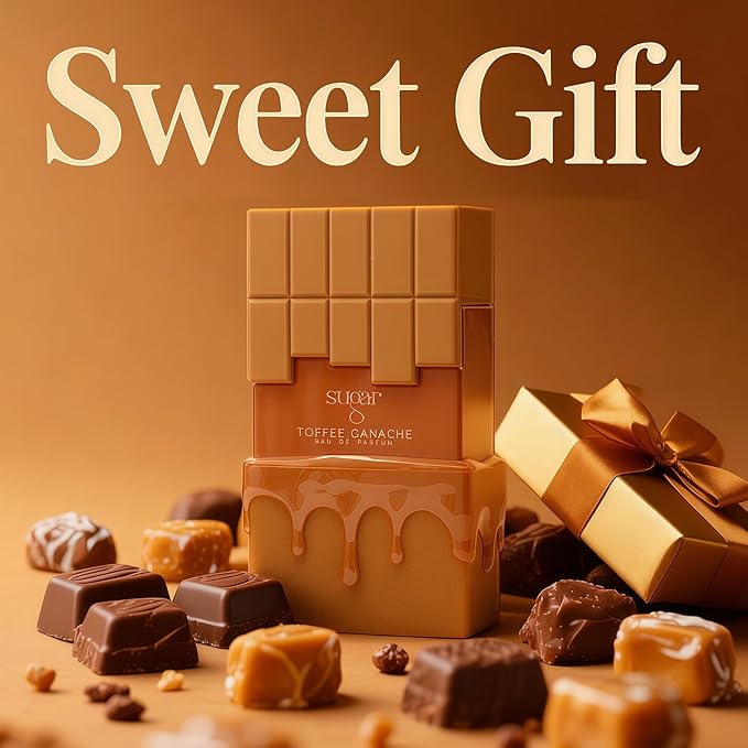 Long-Lasting Gourmand Eau de Parfum for Women - Toffee Canache Original Fragrance 100ml, Premium Perfumes for Women with Edible Notes