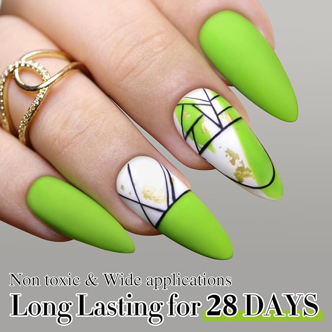 Double Rhythm 15ML Gel Nail Polish Pure Sheer Same Color Same Bottle Soak Off Gel Polish Art Manicure Salon DIY at Home for Women (Light Green-A1068)