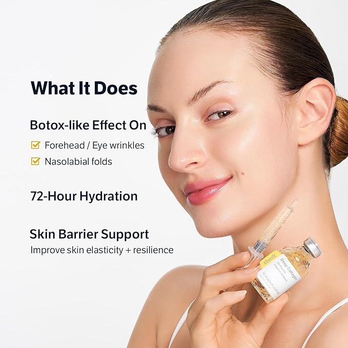 SUNGBOON EDITOR Silk Peptide Intensive Lifting Ampoule | Korean Anti-Aging Serum for Face with Collagen & 30 Peptide Complex | Skin Tightening & Firming (Botox Effect) | 72H Hydration