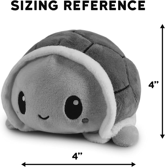 TeeTurtle - The Original Reversible Turtle Plushie - Video Games - Cute Sensory Fidget Stuffed Animals That Show Your Mood