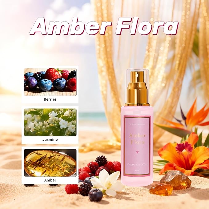 Body Spray for Women 3 Pack, Body Fragrance Mist Gift Set, Travel Size, Each 2 Fl.oz