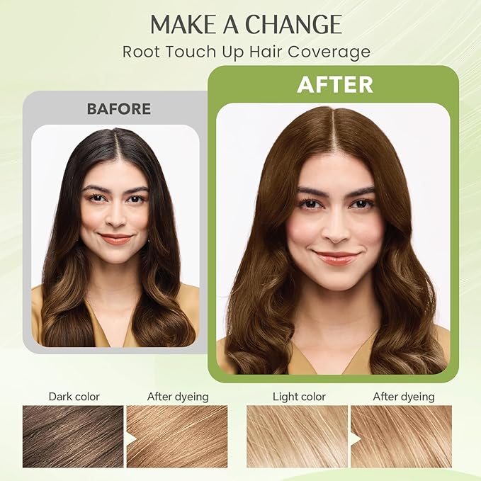 Blonde Brown Hair Dye Shampoo 3 in 1, Instant Natural Hair Color Shampoo Hair Dye for Women & Men, Root Touch Up & Easy To Use & Lasts 3-4 Weeks & All Hair Types, 16.9 fl.oz