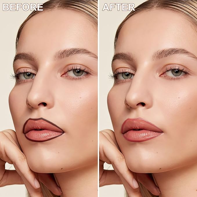 Lip Stain - Peel Off Lip Stain, Lip Liner Long-Lasting Moisturizing, Waterproof Nourishing Lip Tint with Matte Finish for Natural Lip Color for All Skin Tones (Cocoa)