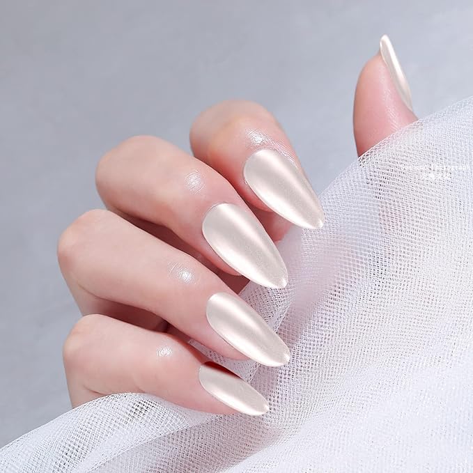 Artdone 3PCS White Pearl Chrome Nail Powder,Iridescent Aurora Powder Metallic Mirror Effect Pigment Pearlescent Mermaid Pigmen for Nail Art Manicure Decoration Sets