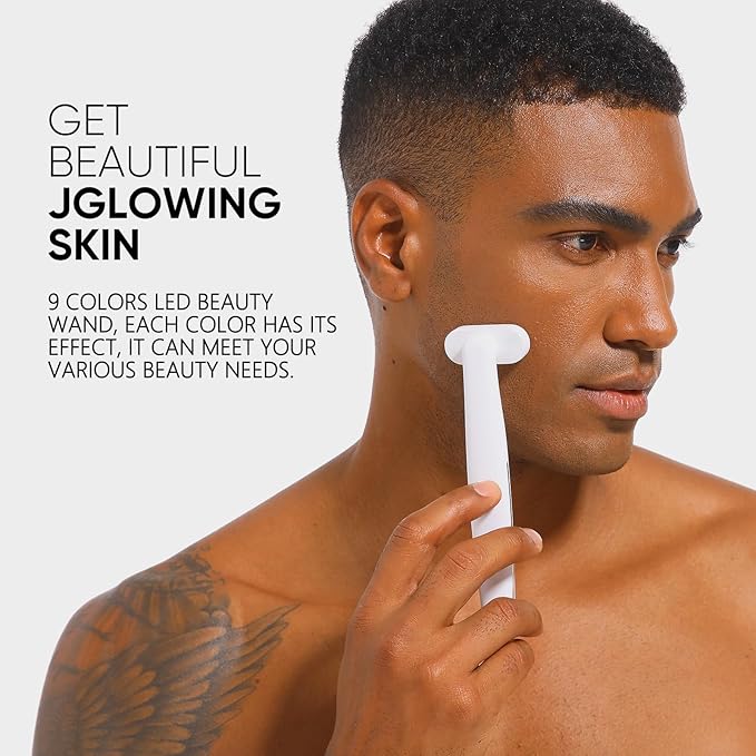 SMOOTHGLOW 2.0 PRO 4D LED Red Light Therapy for Face and Neck, | Light Therapy Wand red Light Therapy Holiday Gifts for Women | Without Base