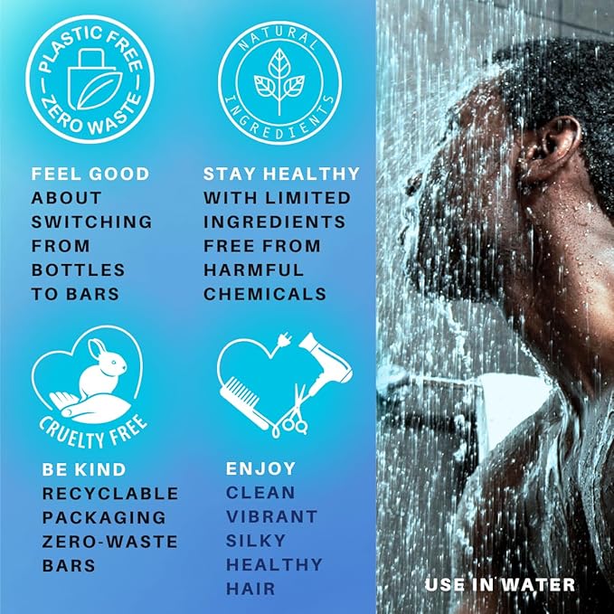 Spiraleaf Solid Shampoo Bars x2 – UNSCENTED Shampoo Bars, All Hair Types, Rich Nourishing Oils, Fragrance-Free, Dye-Free, Concentrated Formula, Crafted in the USA