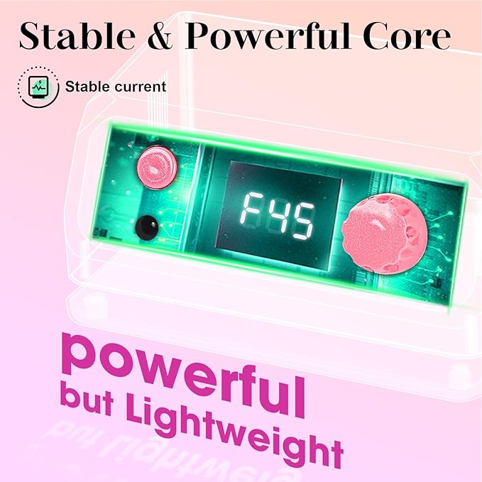 Nail Drill Professional 45000RPM Drils Nail Electric Nail File Nails Drill with Sanding Bands and Nail Drill Bits for Acrylic, Gel Nail Manicure & Pedicure, Pink