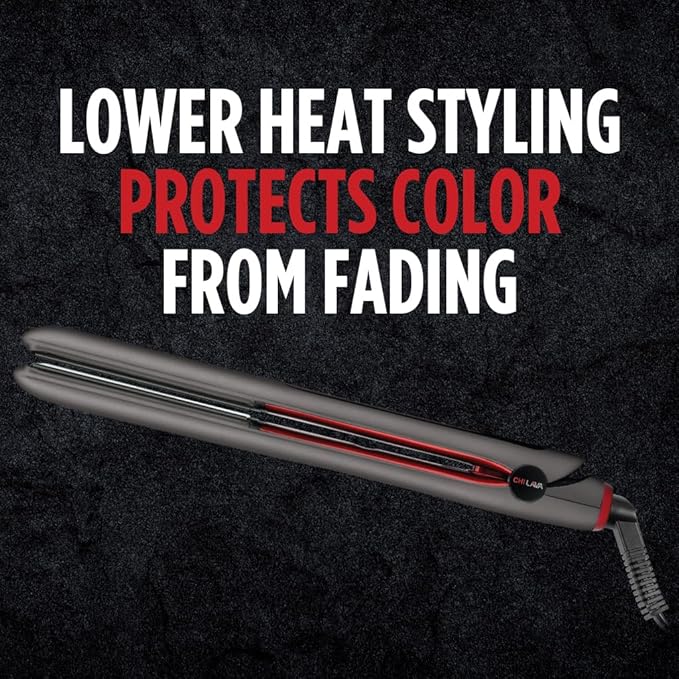 CHI Lava 2.0 Hairstyling Iron, Flat Iron Hair Straightener for an Even & Smooth Finish, Lower Temperature, Ergonomic, Comfortable Design for Easy Use