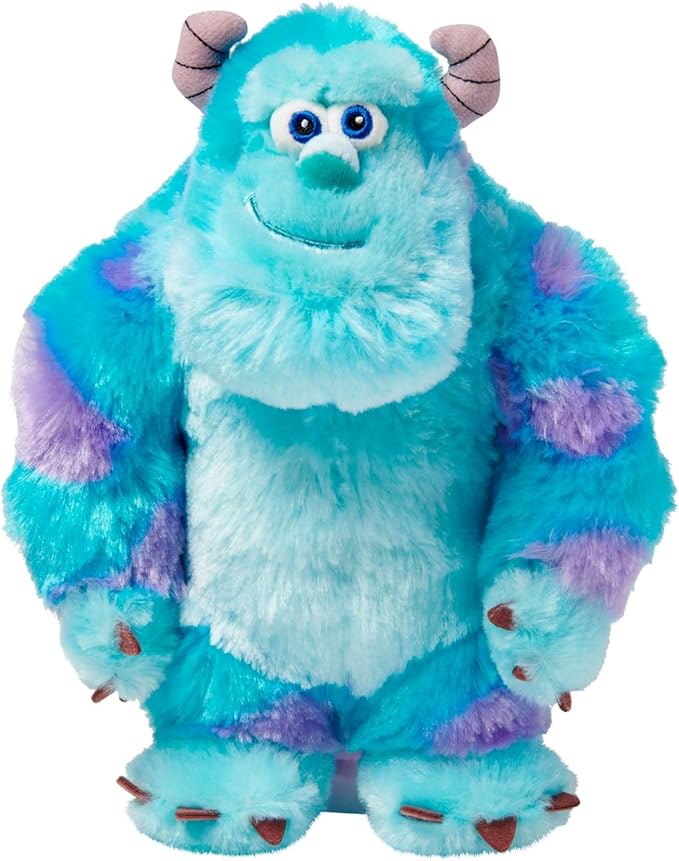 Disney Store Sulley Plush Toy - Soft 9-Inch Cuddly Monster from Pixar's Monsters, Inc - Iconic Blue & Purple Design - Perfect Collectible & Cozy Companion for Fans and Kids Everywhere