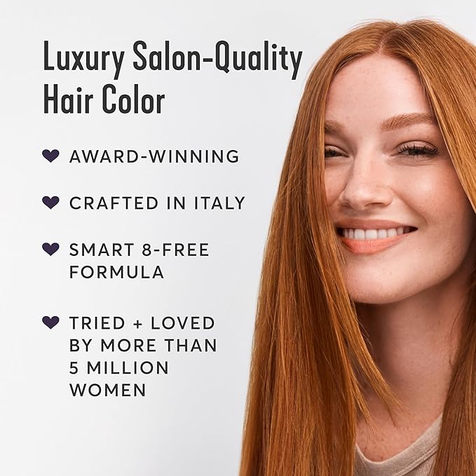 Madison Reed Radiant Hair Color Kit | 7RC Light Ginger Red with Vivid Copper Tones (Carrara Crimson) Vivid Color-Enhancing Formula | Salon-Quality Permanent Hair Dye | PPD-Free & Ammonia-Free |2 Pack