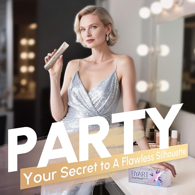 Pubic Hair Trimmer for Women – Electric Razor for Private Area & Sensitive Skin, Cordless Rechargeable Lady Shaver for Intimate Grooming – Smooth, No-Irritation, Rechargeable, IPX7 Waterproof (Gold)