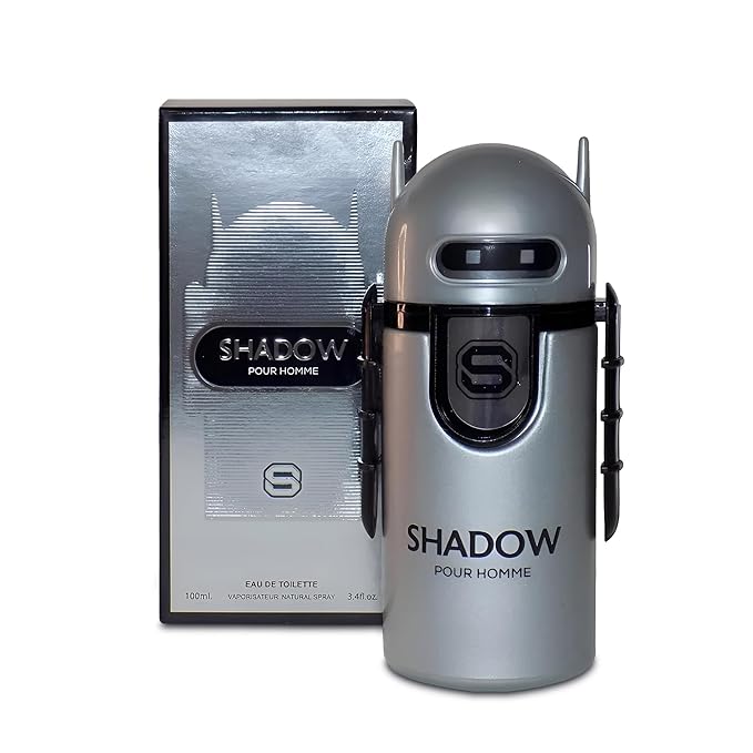 Shadow Sensual Woody Fragrance for Men | Long Lasting Cologne Aromatic Scent, Eau de Parfum Natural Spray - Great Holiday Gift, 3.4 Fl Oz/100 Ml