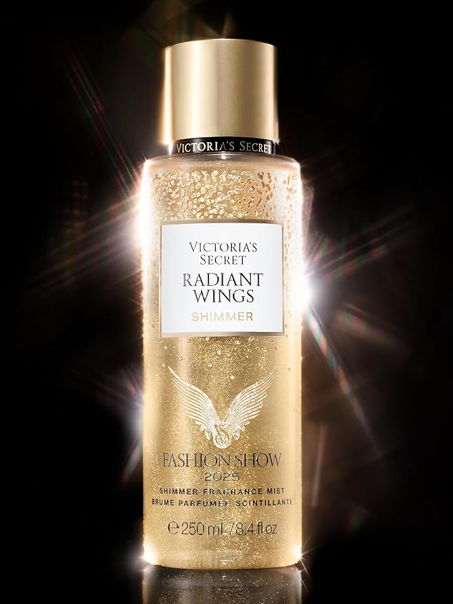 Victoria's Secret Fashion Show Radiant Wings Shimmer Fragrance Mist, Body Spray for Women (8.4 oz)