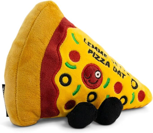 Punchkins Pizza Plushie - Lemme Getta Pizza Dat Sassy Pizza Plush, Gift for Pizza Lovers, Food Plush Toy for Gifting
