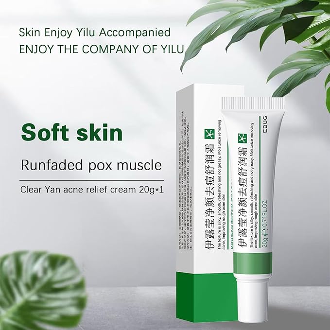 Soothing Cream for Oily & Sensitive Skin – Daily Moisturizer with Niacinamide, Aloe Vera & Hyaluronic Acid for Even-Toned, Radiant Skin, 20g (2PCS,20g)