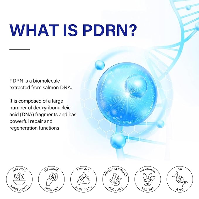 PDRN Serum丨Lifts and firms, Reduces Wrinkles, Deeply Moisturizes丨Peptides, PDRN丨Anti-aging, Improves Dullness
