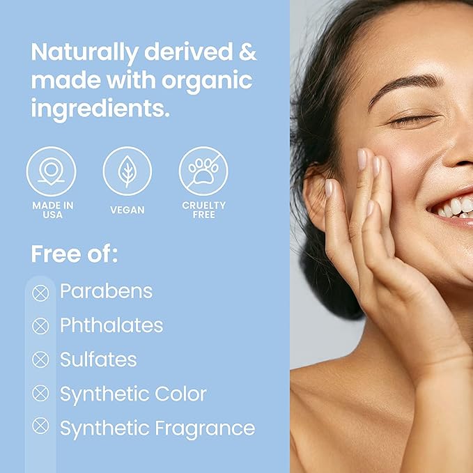 Pure Daily Care Natural Balance Gel Cleanser (8 Oz) - Gentle Refreshing Clinical-Grade Clean Beauty Daily Cleanser