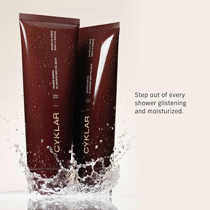 CYKLAR In-Shower Oil Balm. Vanilla Verve Scented Hydrating Body Moisturizer, with Ceramide NP and Multi-Lipid Complex. Nourishing Skincare for Soft, Smooth, Supple Skin. 5 Fl Oz