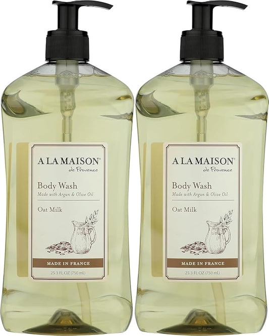 A LA MAISON Oat Milk Body Wash 25.36 Fl Oz, 2 Pack