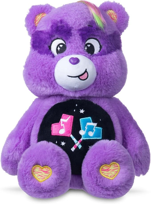 Care Bears - 14" Rock Theme - Medium Size Plush - Share Bear