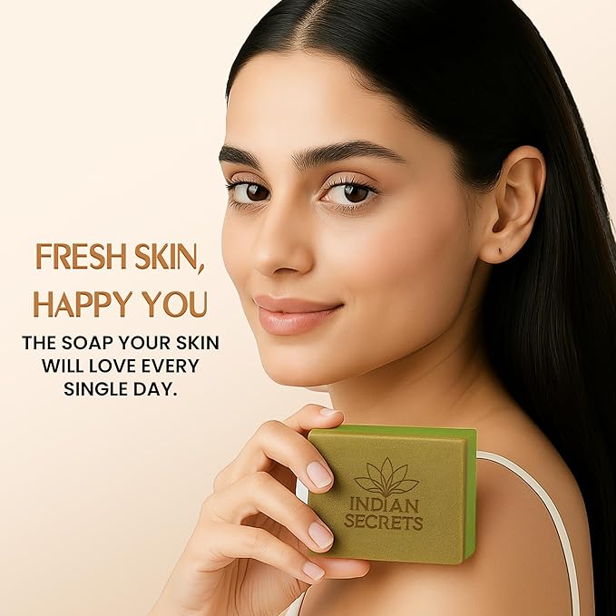 Scrub Soap with Salicylic Acid & Neem – Exfoliating Body & Face Soap – Enriched with Niacinamide, Tea Tree Extract, Neem, Salicylic Acid 110 g (Pack of 1)