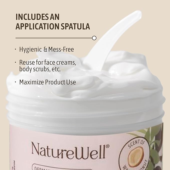 NATURE WELL Hydrate & Soften Coconut Oil Moisturizing Cream for Face, Body, & Hands, Non-Greasy, Intense Hydration & Luxurious Feel, Revives Dry & Sensitive Skin, 10 Oz