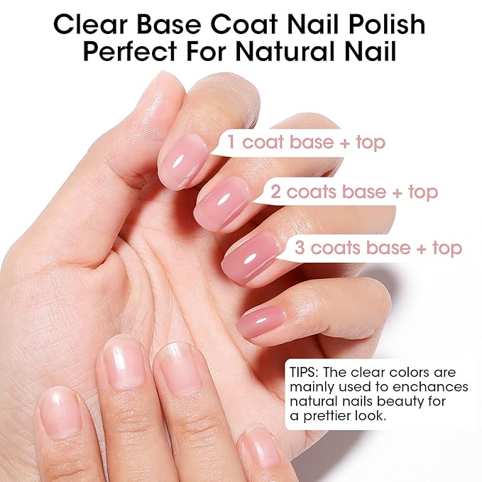 GELLEN 4-In-1 Dusty Purple Rose Illuminating Nail Concealer Base Coat Polish, Fall Sheer Mauve Nail Strengthener Ridge Filler for Nails, Smoothes Strengthens Nails, Quick Dry, Hema Free Non-toxic