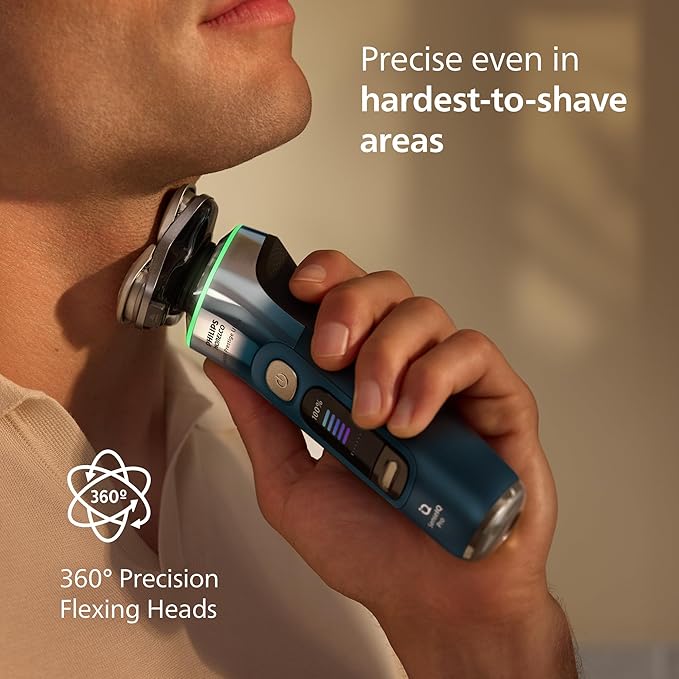 Philips Norelco Shaver i9000 Prestige Ultra Special Edition - Wet & Dry Electric Shaver, SenseIQ Pro Technology, Triple Lift & Cut System, 360 Rotating NanoTech Precision Blades, Model XP9406/93