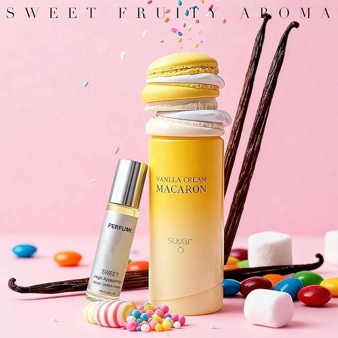 Vanilla Cream Berries Cream Perfume for Women, Sweet Gourmand Scent, Long Lasting Fragrance EDP, Cologne for Daily Use, 3.4 Fl Oz