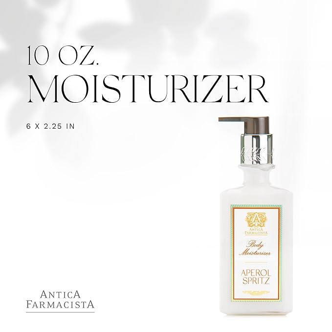 Antica Farmacista Body Moisturizer - Scented Moisturizing Lotion with Aloe Vera, Green Tea & Sweet Almond Oil - Luxury Gift for Any Occasion - Aperol Spritz, 10 fl oz