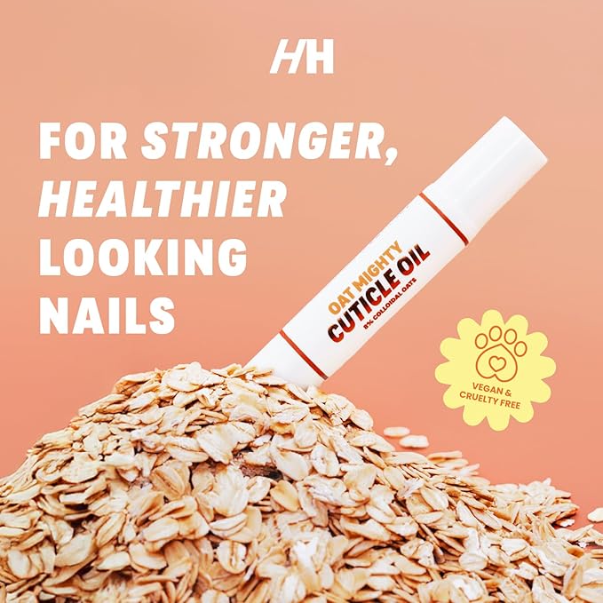Handmade Heroes Cuticle Strengthening 8% Colloidal Oat Cuticle Oil Pen Rejuvenate Nail Nourish Repair Cuticles Vegan Cruelty Free Cuticle Oil helps grow nails fast for manicure and pedicure set