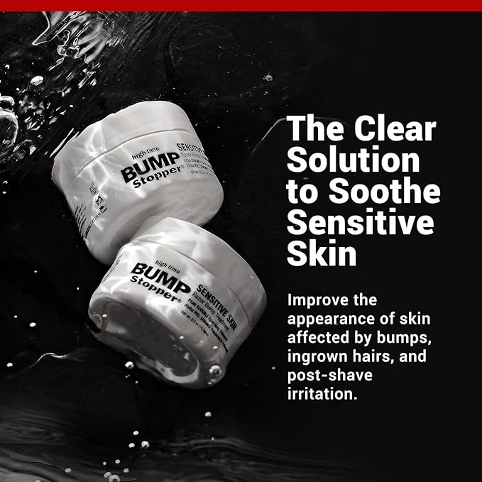 High Time Bump Stopper Sensitive Skin Razor Bump Treatment, 0.5 oz (Pack of 5)