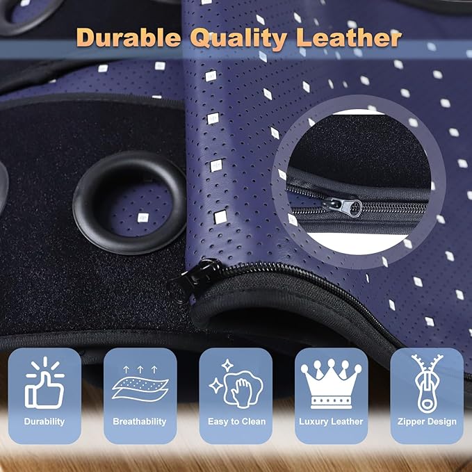 Red-Light-Therapy-Feet-Legs,2025 Upgraded 420 Dual Wavelength LED,5 Modes Infrared Light Therapy Consisting of Adjustable Power and Time Controller,Relieves Foot,Legs and Ankle Pain(13.8*11*18.1IN)